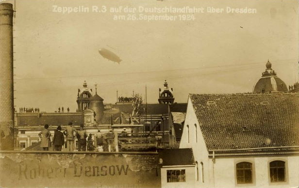1924 Luftschiff ZR 3 auf Deutschlandfahrt