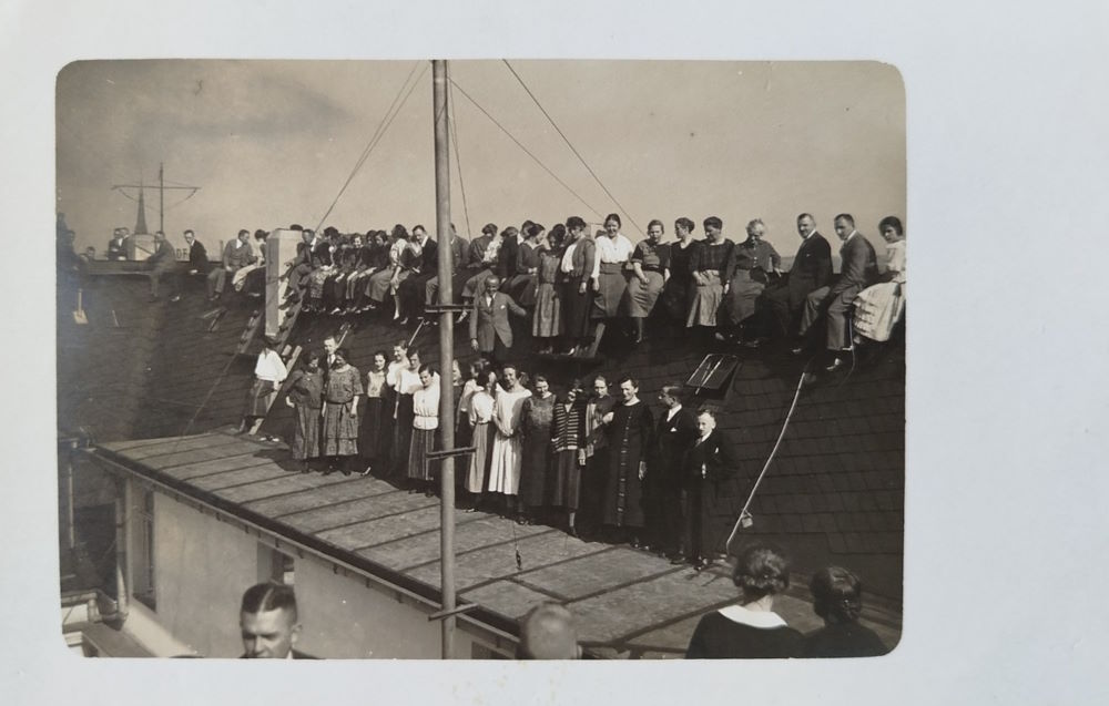 1924 Luftschiff ZR 3 auf Deutschlandfahrt
