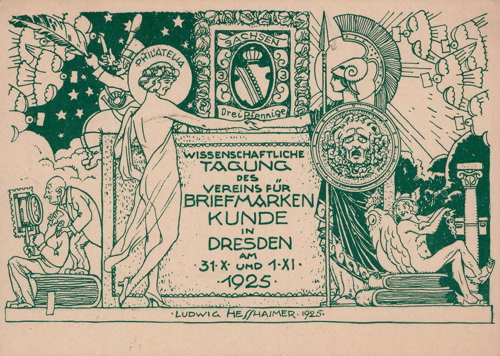 Tagung des Vereins für Briefmarkenkunde 1925