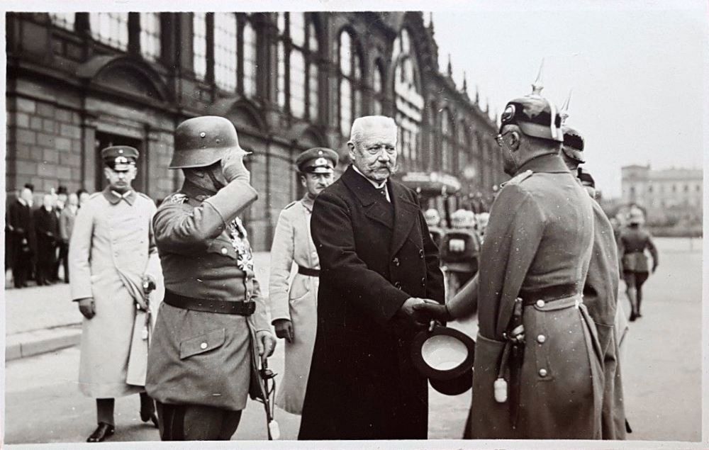 Besuch von Hindenburg 1925