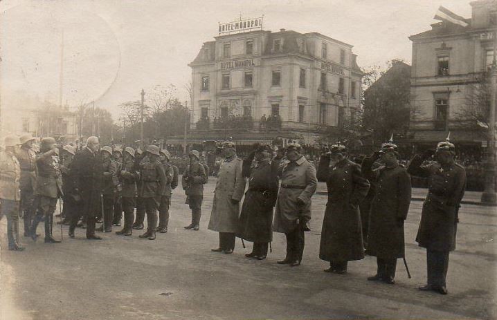 Besuch von Hindenburg 1925