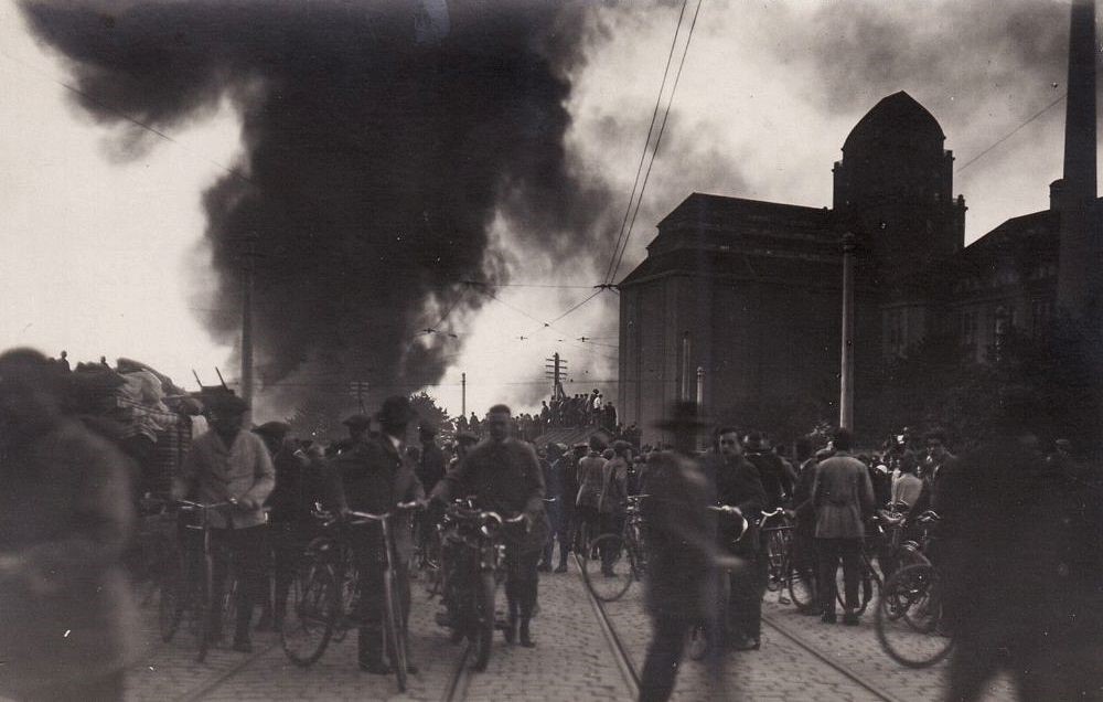Brand der Hafenmühle