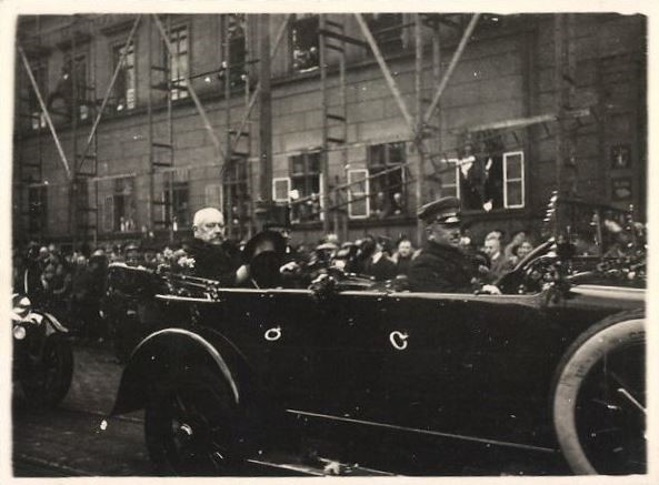 Besuch von Hindenburg 1926