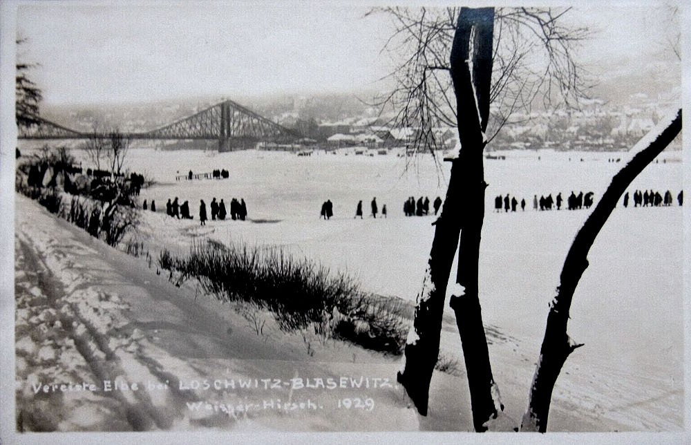 1929 vereiste Elbe