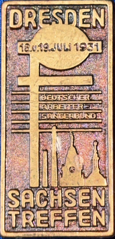 1931 Sachsentreffen des deutschen Arbeiter-Sängerbundes