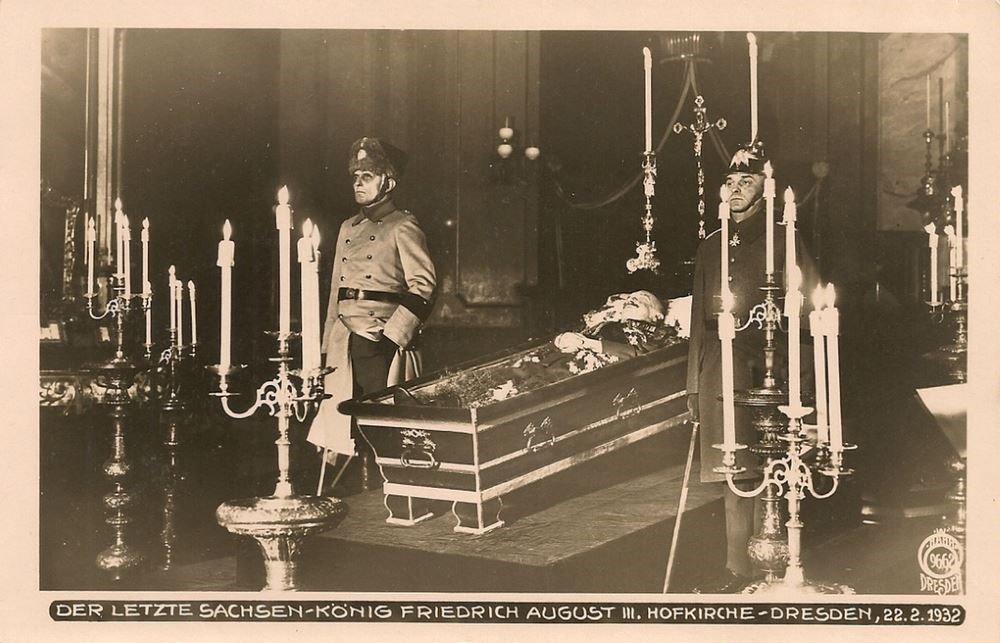 1932 Tod König Friedrich August III