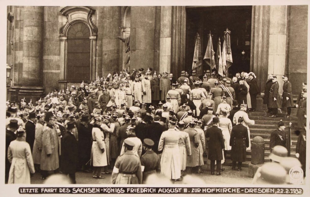 1932 Tod König Friedrich August III