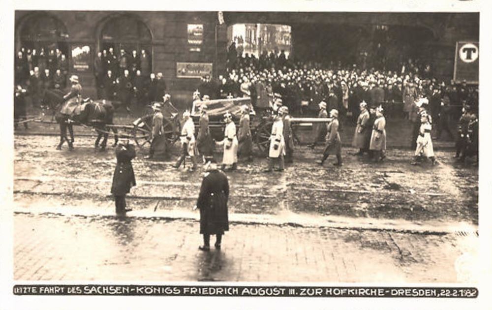1932 Tod König Friedrich August III