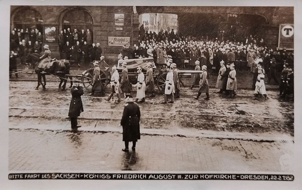 1932 Tod König Friedrich August III