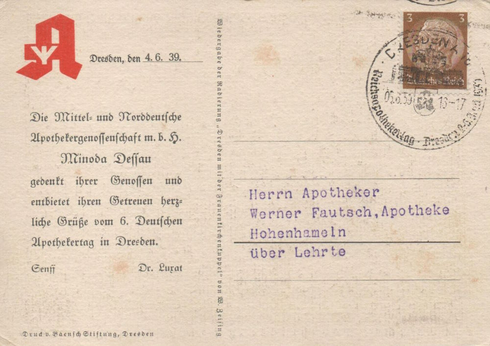 1939 6. Deutscher Apothekertag