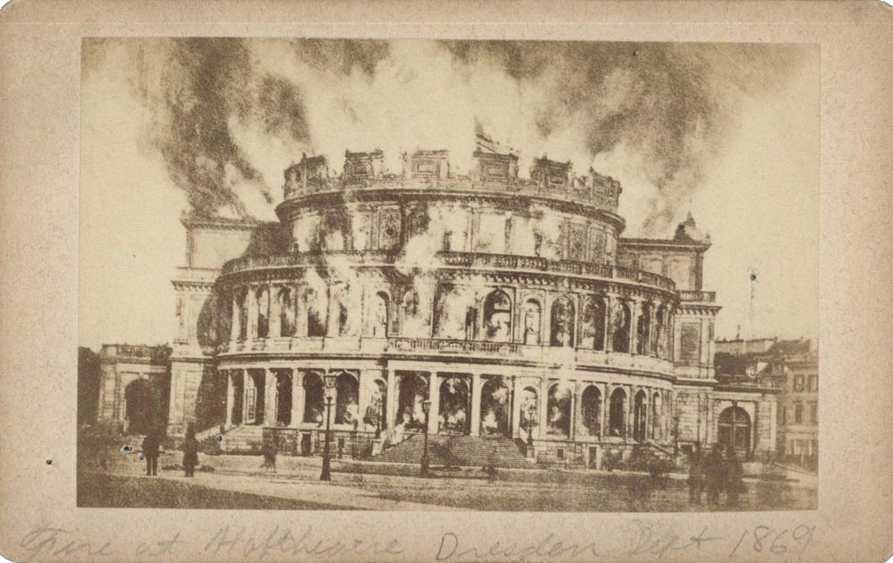 1869 Brand des Hoftheaters