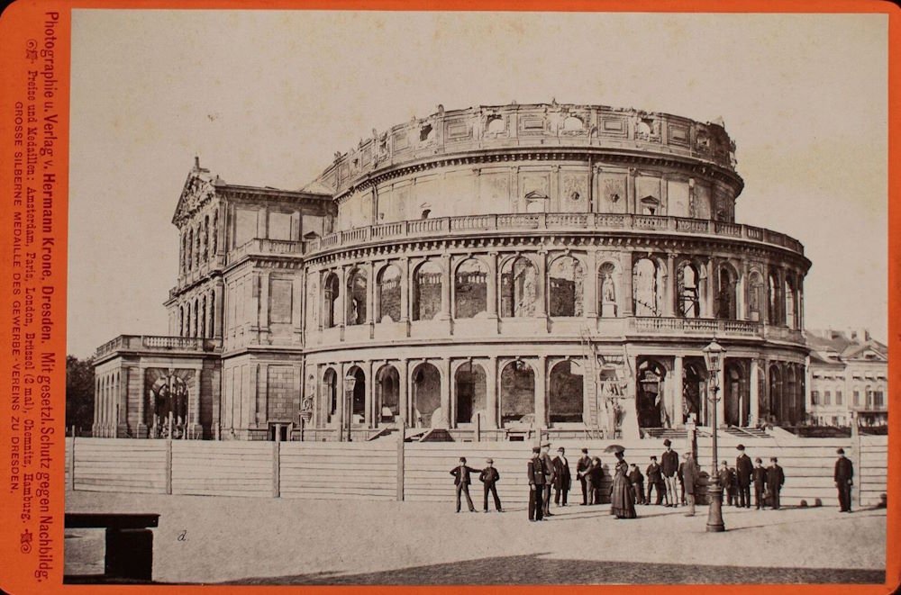 1869 Brand des Hoftheaters - danach