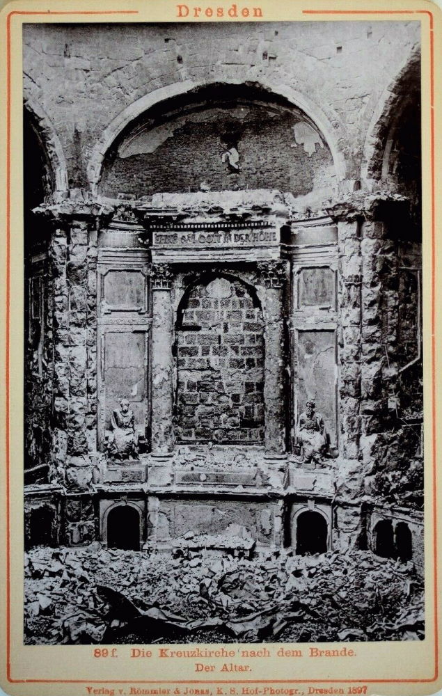 1897 Brand der Kreuzkirche