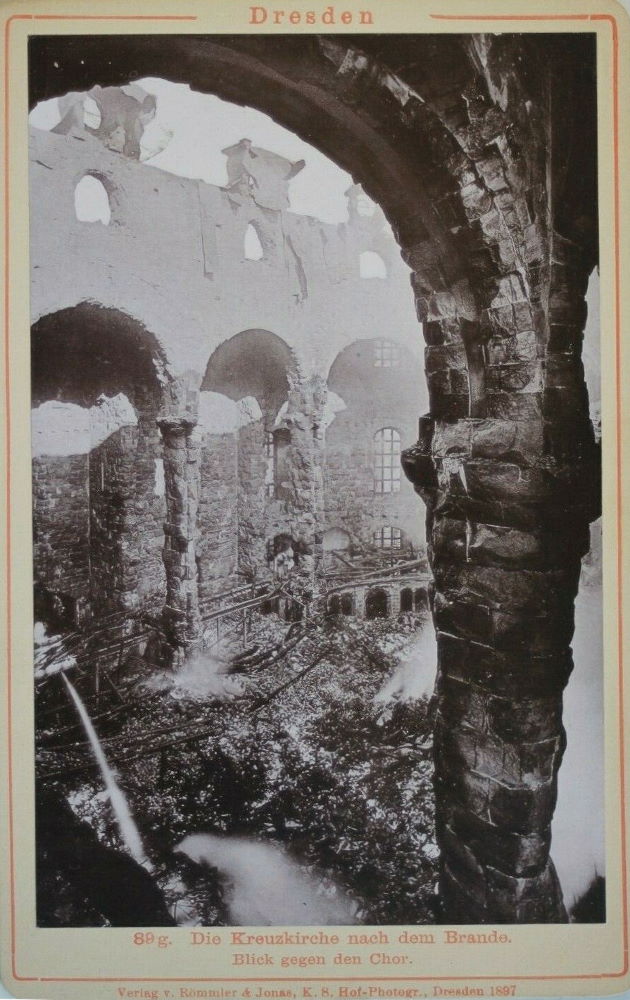1897 Brand der Kreuzkirche