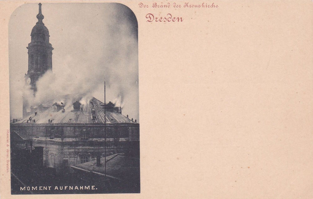 1897 Brand der Kreuzkirche