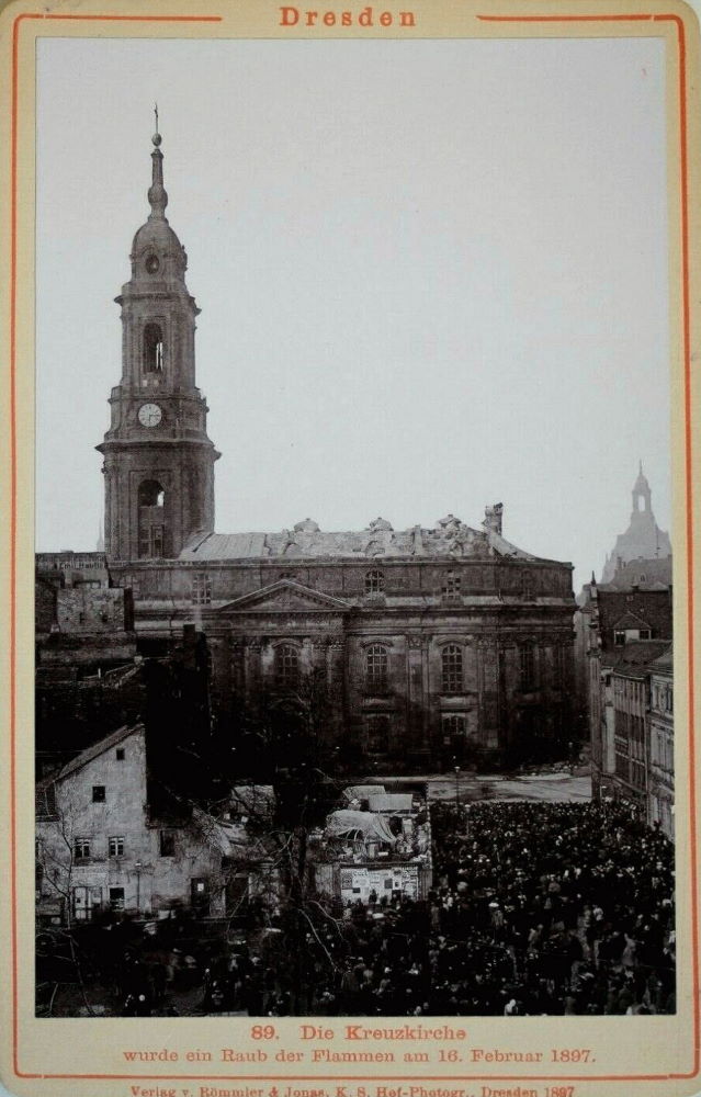 1897 Brand der Kreuzkirche