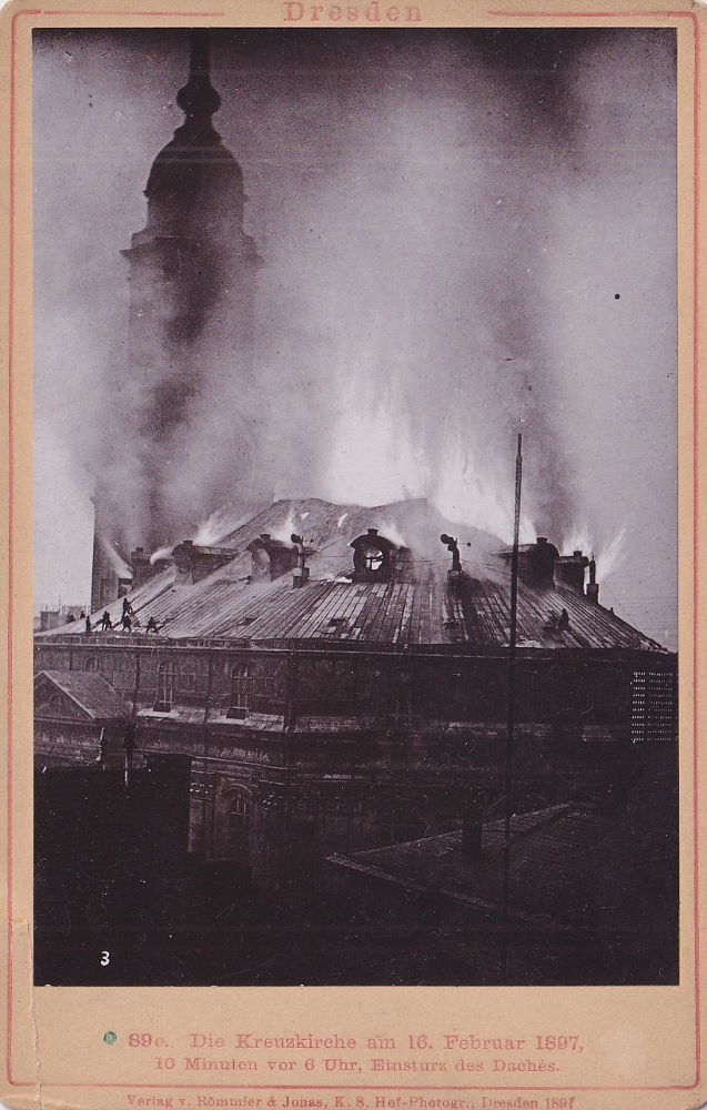 1897 Brand der Kreuzkirche