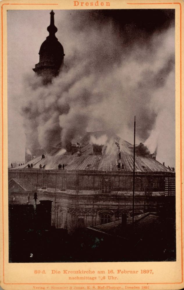1897 Brand der Kreuzkirche