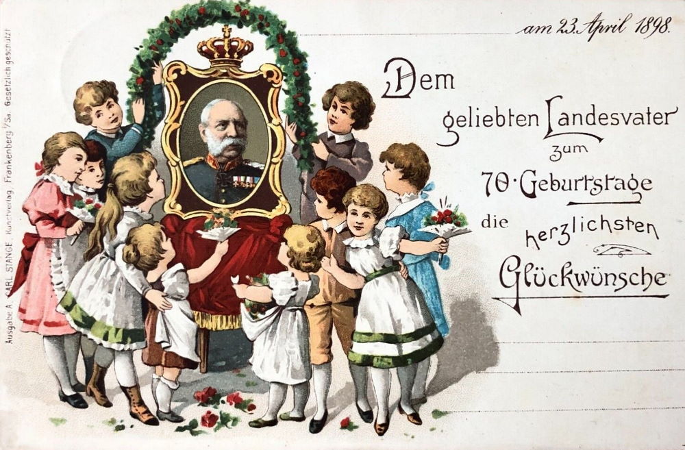 Geburtstag König Albert von Sachsens 1898