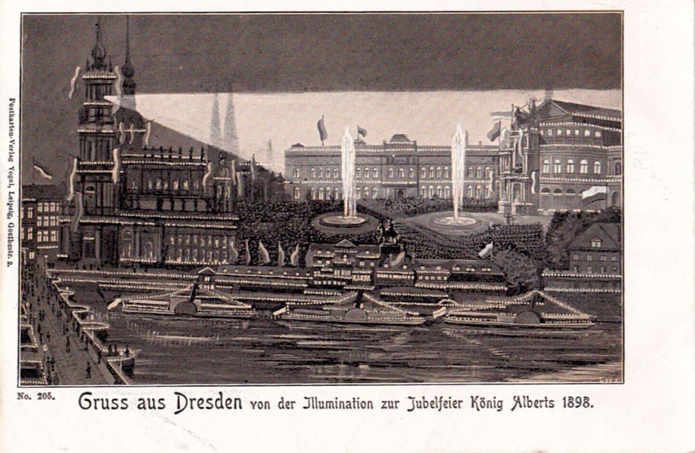 Geburtstag König Albert von Sachsens 1898