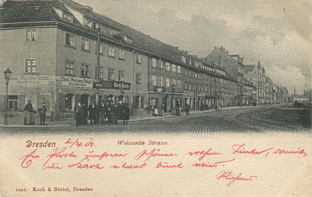 Weisseritzstraße 74 (-1894 Weisseritzstraße 1) / Schäferstraße
