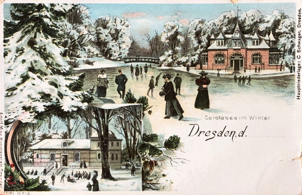 zugefrorener Carolasee