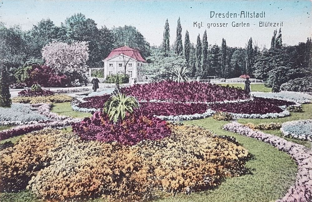 Hauptallee - Parterre mittig vom Palais