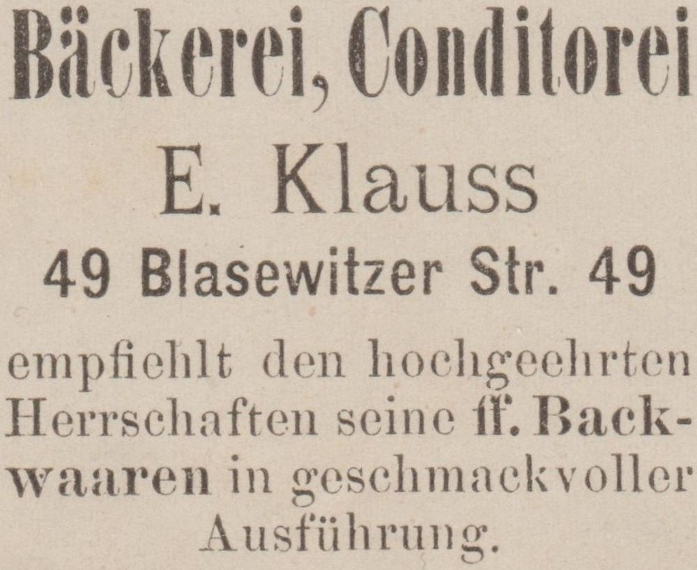 Blasewitzer Straße 36 (-1894 Blasewitzer Straße 49)