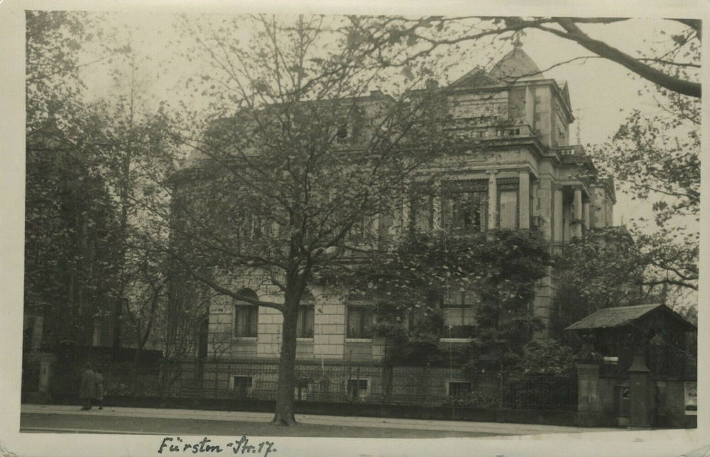 Fetscherstraße 17 (Fürstenstraße 17) / Wallotstraße (Ludwig-Richter-Straße)