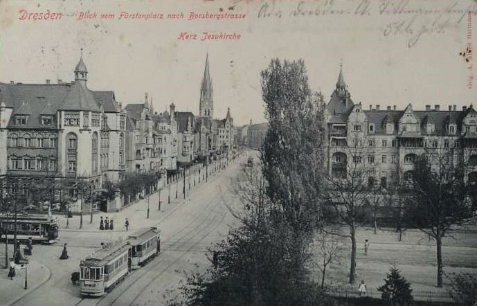 Fetscherplatz 7 (Fürstenplatz 7) / Borsbergstraße