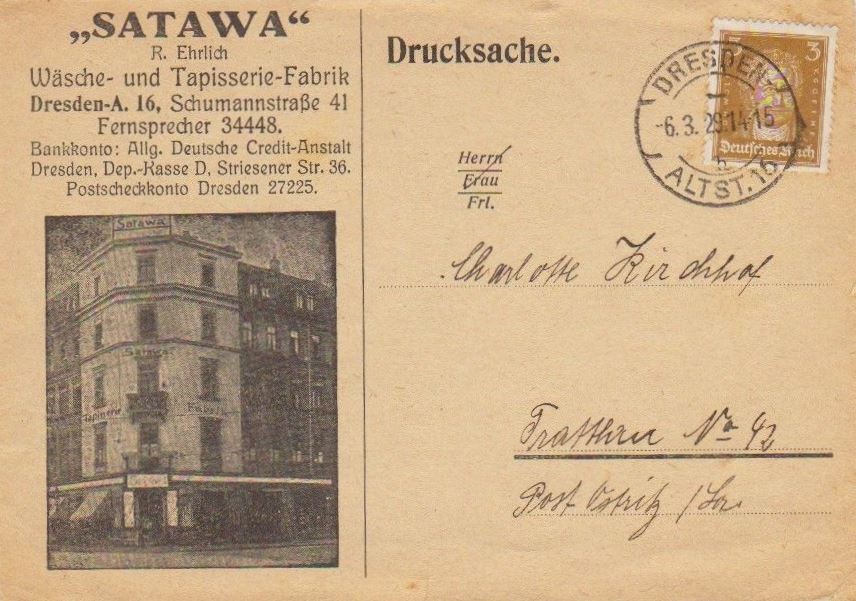Schumannstraße 41 / Striesener Straße