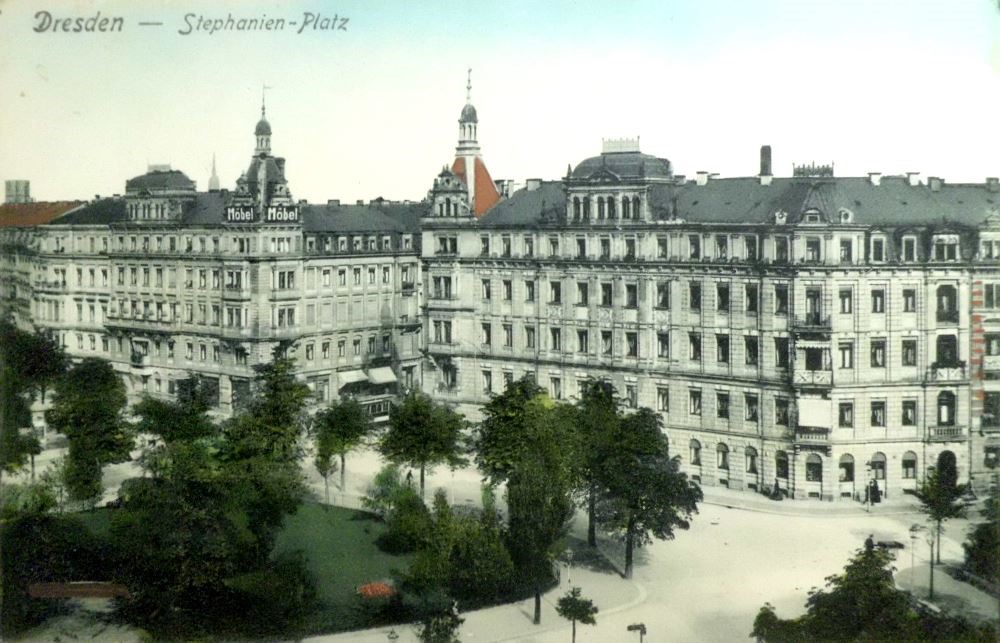 Wallotstraße 1 (Ludwig-Richter-Straße 1) / Stephanienplatz