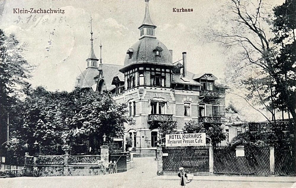 Kyawstraße 42 (-1926Pillnitzer Straße 42) / Wilhelm-Weitling-Straße (Carolastraße)