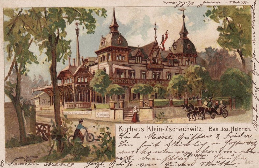 Kyawstraße 42 (-1926Pillnitzer Straße 42) / Wilhelm-Weitling-Straße (Carolastraße)
