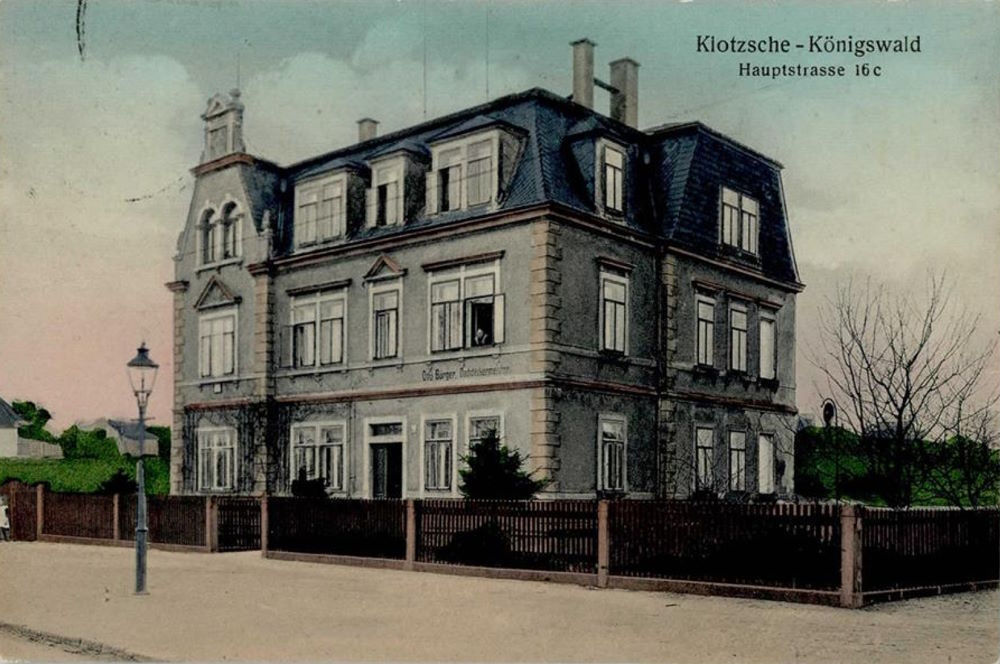 Klotzscher Hauptstraße 37 (1910 Hauptstraße 16c, 1924 Hauptstraße 37)