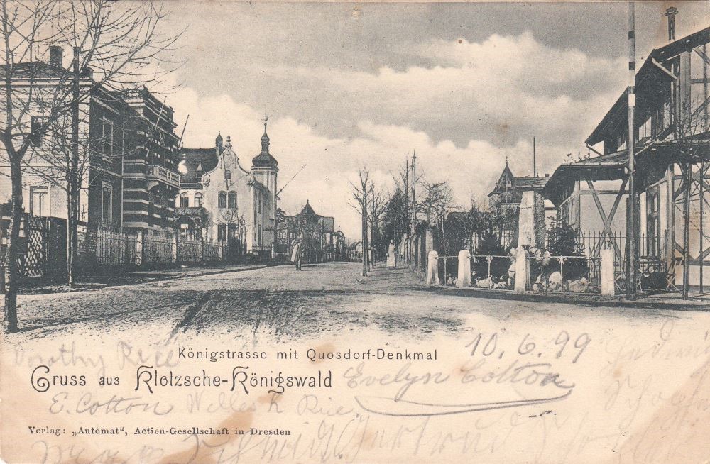 Zur neuen Brücke 5 (Königstraße 5) / Georg-Estler-Straße (Carolastraße)