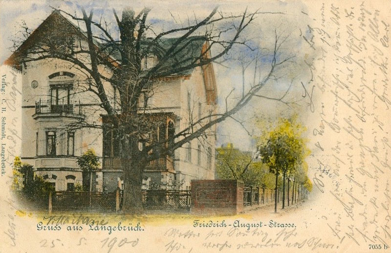 Dresdner Straße 35 / Jakob-Weinheimer-Straße (Friedrich-August-Straße)