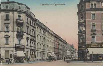 Bischofsplatz 8 (Bischofsweg 58c) / Rudolf-Leonhard-Straße (Oppellstraße)