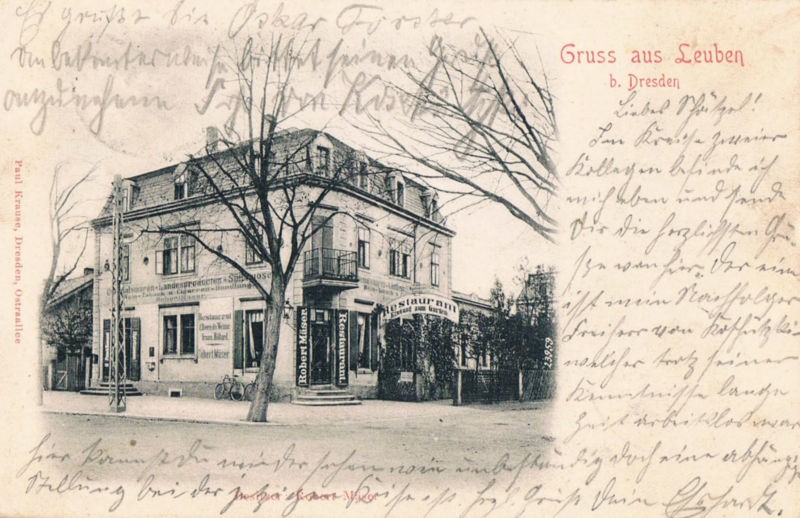 Pirnaer Landstraße 161 (Pirnaische Straße 31) / Rosenschulweg (Neue Straße)