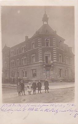 Stephensonstraße 39 (Bahnhofstraße 39) / Hertzstraße (Residenzstraße)