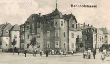 Stephensonstraße 40 (Bahnhofstraße 40) / Hertzstraße (Residenzstraße)