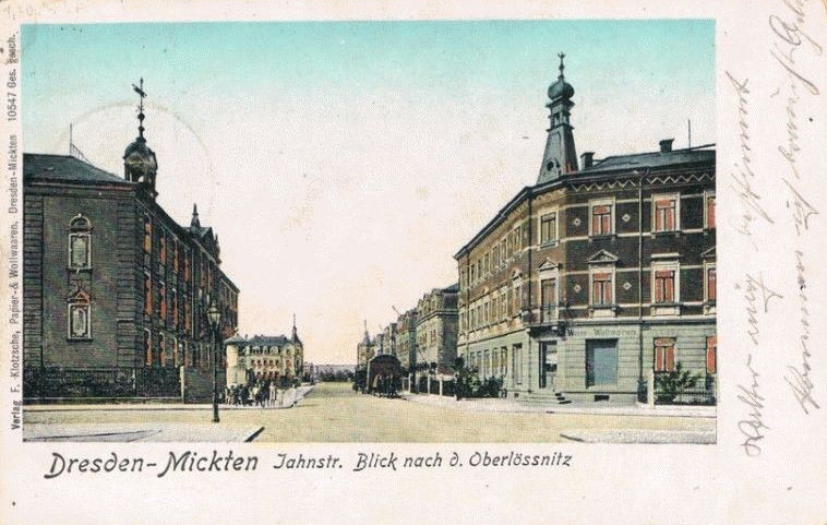 Hauptmannstraße 14 (Jahnstraße 14) / Homiliusstraße