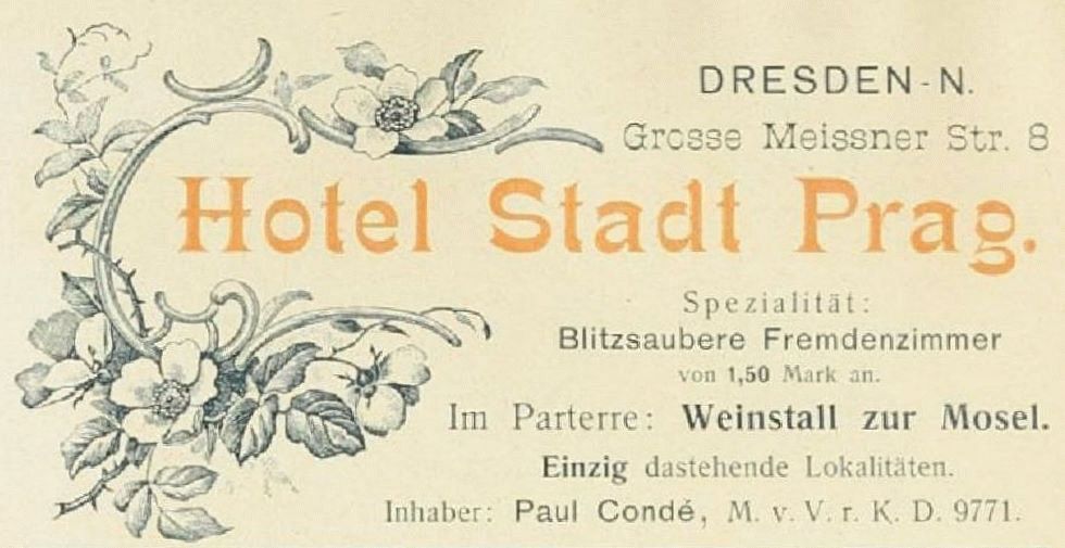 Große Meißner Straße 8 (-1864 Große Meißner Gasse 24, 1864-82 Große Meißner Straße 24) / Im Grund