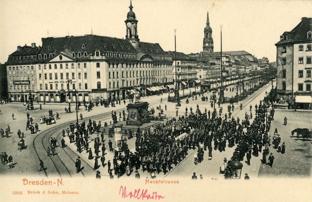 Neustädter Markt - Wachparade