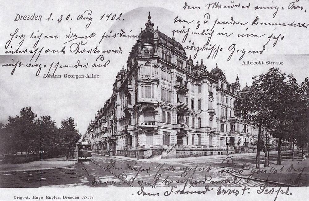Lingnerallee 39 (Johann Georgenallee 39) / Albrechtstraße