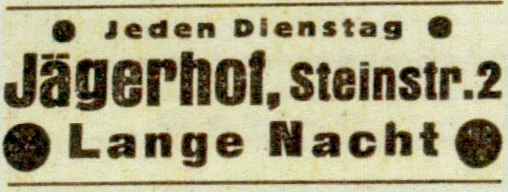 Steinstraße 2 (-1892 Steinstraße 21)