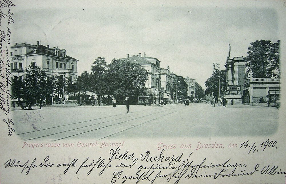 Prager Straße (-1891 Prager Straße 20,21, 1892-1901 Prager Straße 41)