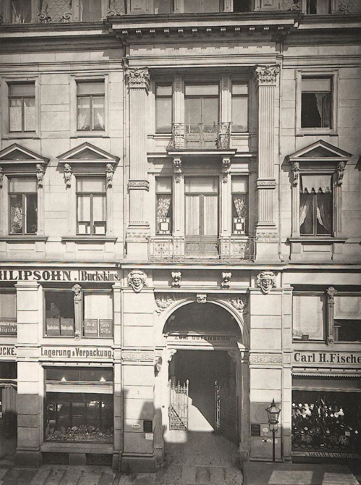 Ringstraße 14 (Johannes-Allee 15) / Waisenhausstraße 15 (Waisenhausstraße 7)
