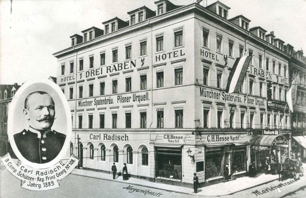 Marienstraße 18,20 (-1889 Marienstraße 22,23) / Margarethenstraße 2