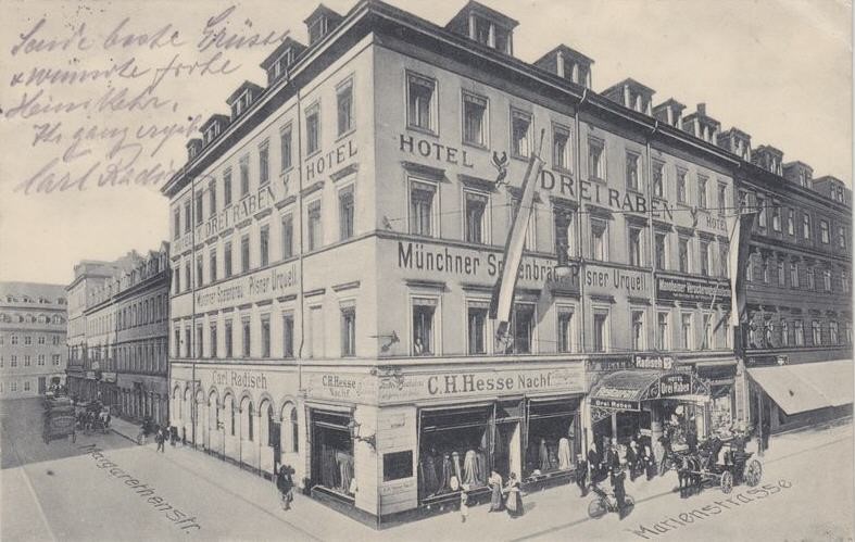 Marienstraße 18,20 (-1889 Marienstraße 22,23) / Margarethenstraße 2